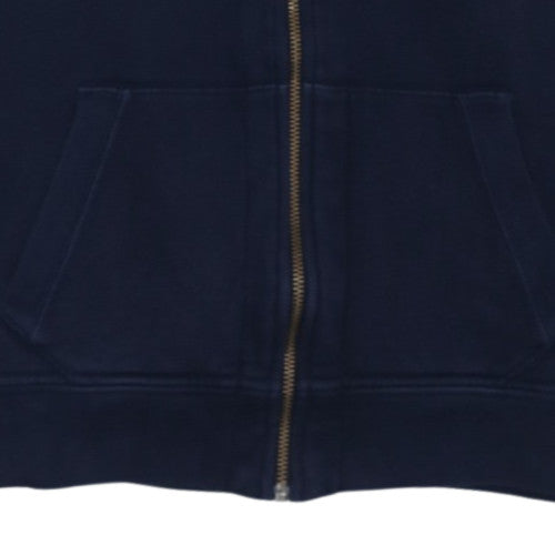 Ralph Lauren Men's Blue Full Zip Hoodie XL Cotton Blend