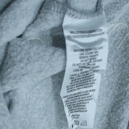 Calvin Klein Women’s Grey Pullover Hoodie Large Cotton Blend