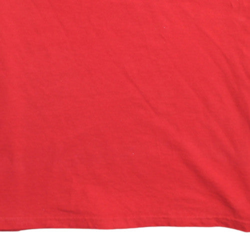 Majestic Men's Red Angels T-Shirt XL Sports Graphic Print