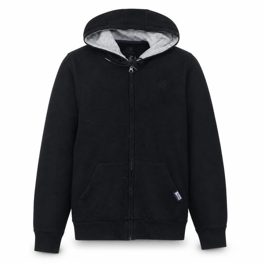 New Balance Men's Black Full Zip Fleece Hoodie M Regular Fit