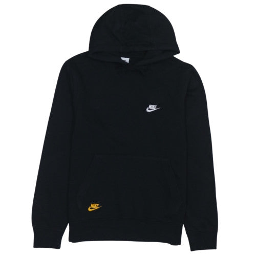 Nike Men's Black Pullover Hoodie M Fleece Logo Sportswear