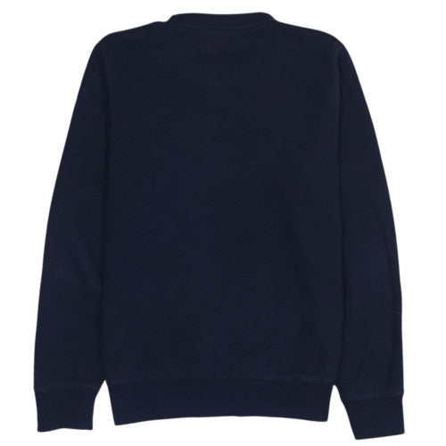 Champion Men's Blue Crew Neck Logo Pullover Sweatshirt Size M