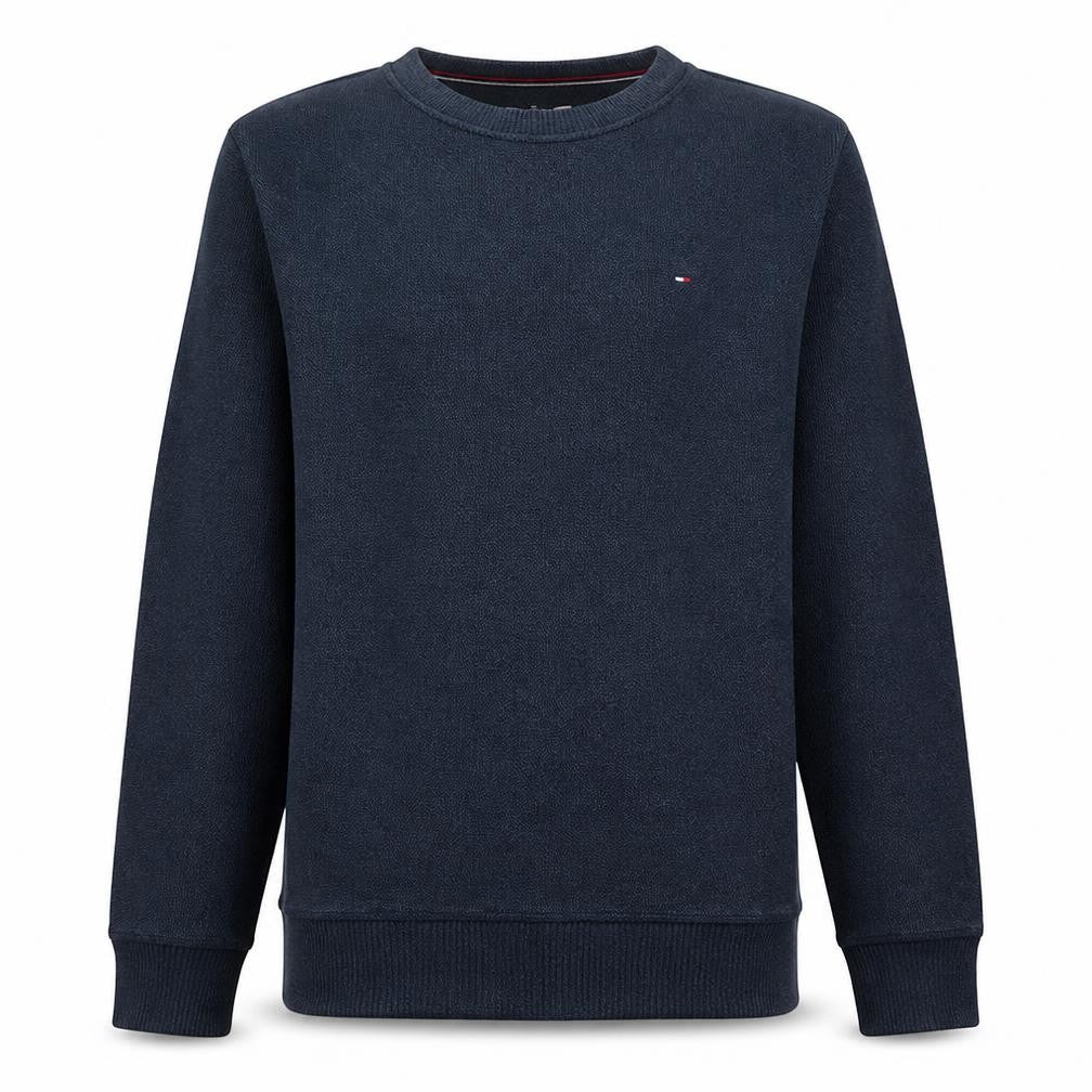 Tommy Jeans Men's Blue Crew Neck Pullover Sweatshirt L Regular Fit