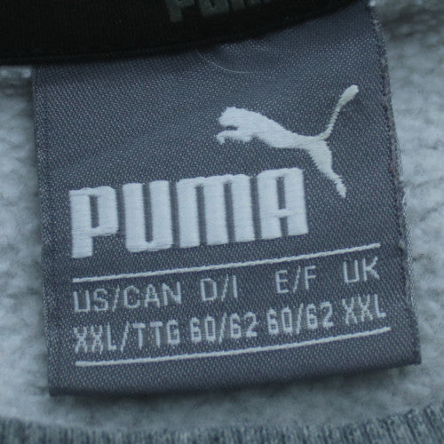 Puma Mens Grey 2XL Crew Neck Graphic Sweatshirt
