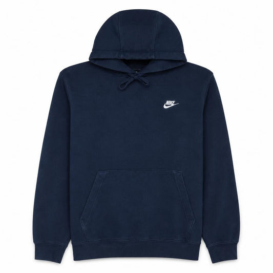Nike Men's Blue Pullover Hoodie Size L Regular Fit Sports Fleece
