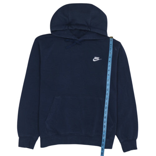 Nike Men's Blue Pullover Hoodie Size L Regular Fit Sports Fleece