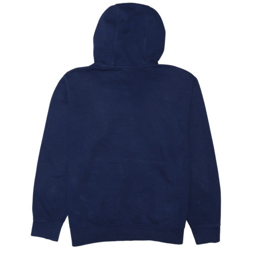 Nike Men's Navy Blue Pullover Hoodie Large Cotton Fleece