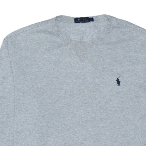 Polo Ralph Lauren Men's Grey Crew Neck Sweatshirt Size L Classic Fit