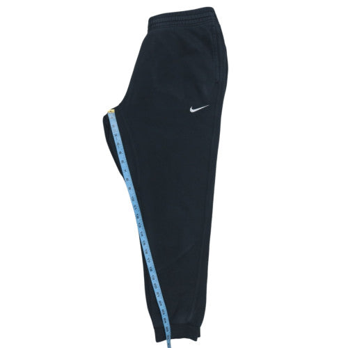 Nike Men's Black Jogger Trousers L Regular Fit Fleece Sweatpants