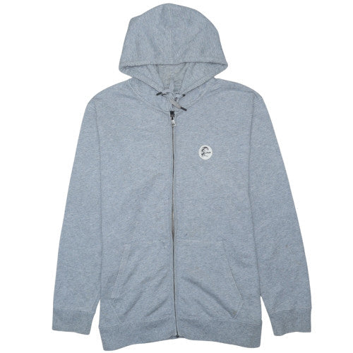O'Neill Men’s Grey Full Zip Hoodie XL Regular Fit Cotton Blend