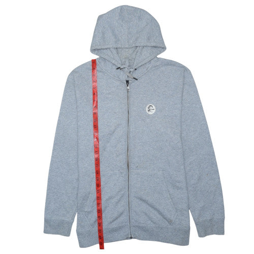 O'Neill Men’s Grey Full Zip Hoodie XL Regular Fit Cotton Blend