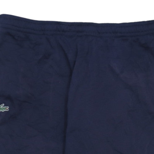 Lacoste Men Blue Jogger Trousers XL Cotton Blend Casual Sportswear