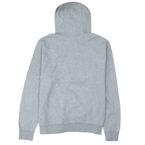 Nike Men's Grey Pullover Hoodie L Regular Fit Just Do It Fleece