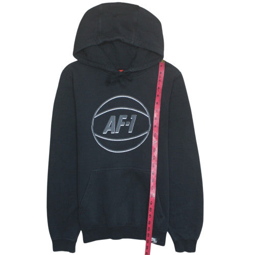 Nike Women's Black AF1 Pullover Hoodie XS Cotton Blend