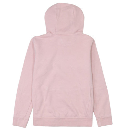 Nike Girls Pink Pullover Hoodie 146cm Hooded Fleece Sweatshirt
