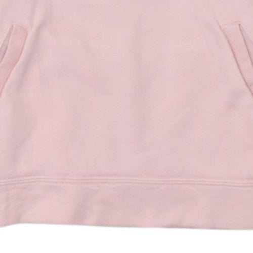 Nike Girls Pink Pullover Hoodie 146cm Hooded Fleece Sweatshirt