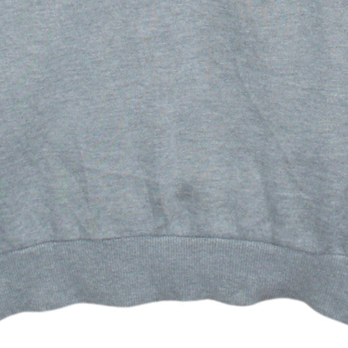 Ellesse Mens Grey Colour Block 1/2 Zip Hoodie M
