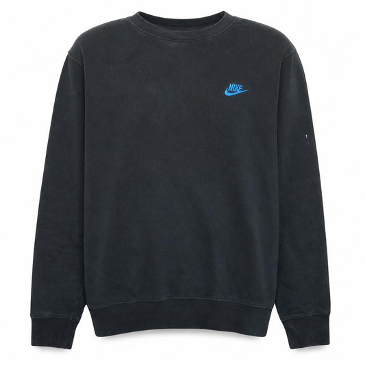 Nike Men's Black Crew Neck Pullover Sweatshirt M Regular Fit