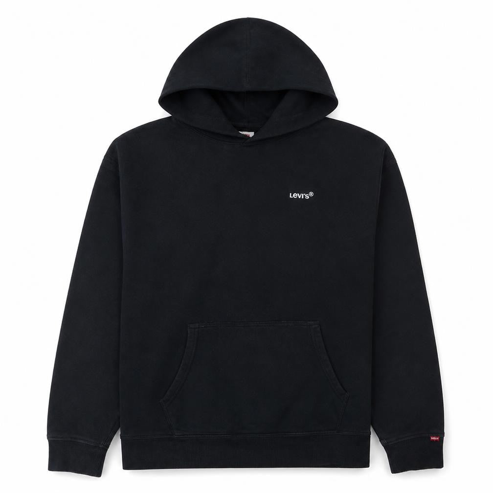 Levi's Men's Black Relaxed Fit Pullover Hoodie Size L