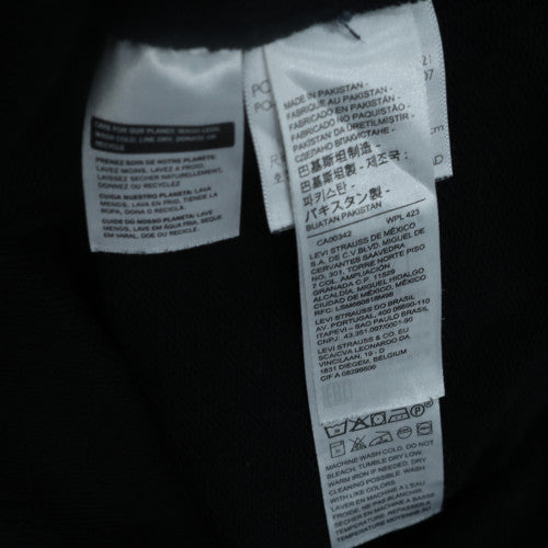Levi's Men's Black Relaxed Fit Pullover Hoodie Size L