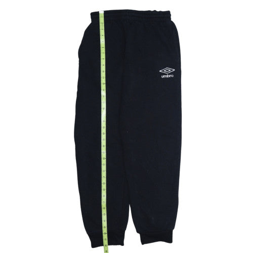 Umbro Mens Black Sweatpants L Regular Fit Fleece Casual Trousers