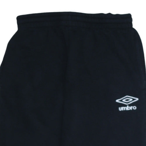Umbro Mens Black Sweatpants L Regular Fit Fleece Casual Trousers