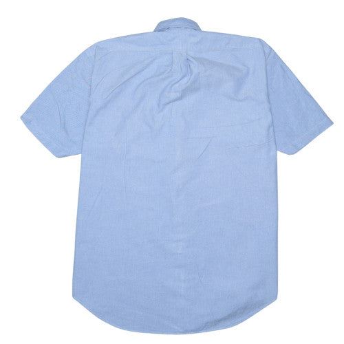 Ralph Lauren Men's Blue Oxford Short Sleeve Button-Down Shirt M