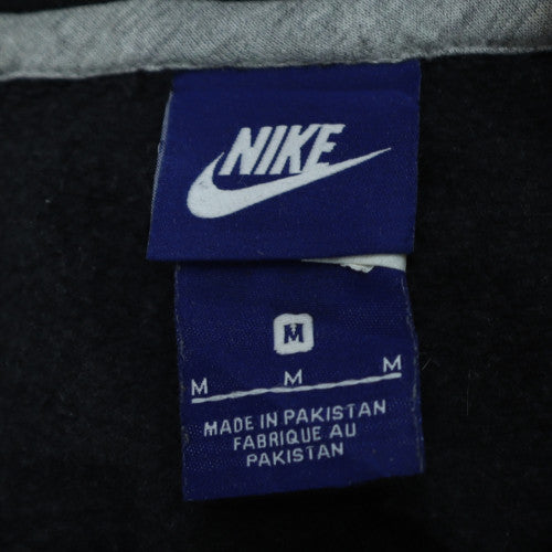 Nike Men's Black Pullover Hoodie M Fleece Logo Sweatshirt