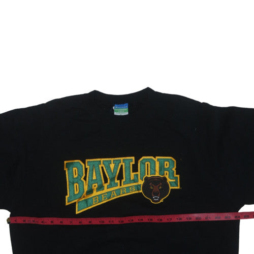 Champion Women's Black Baylor Bears Fleece Sweatshirt L Eco Fleece