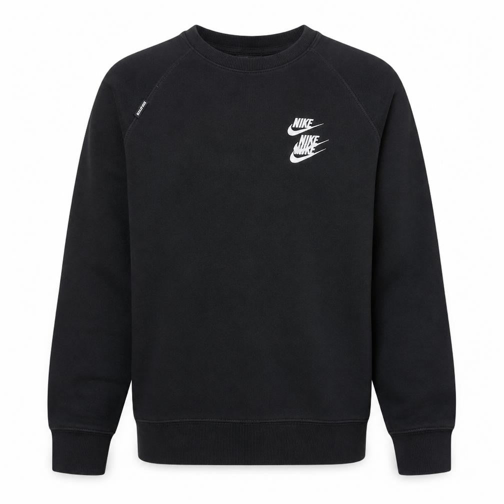 Nike Mens Black City Graphic Sweatshirt L Pullover Crew Neck