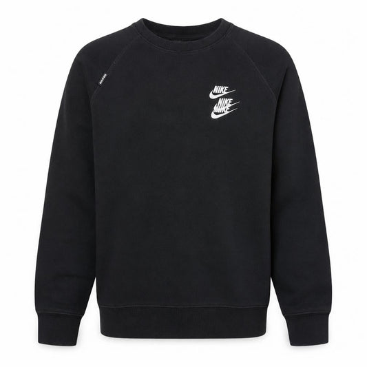 Nike Mens Black City Graphic Sweatshirt L Pullover Crew Neck
