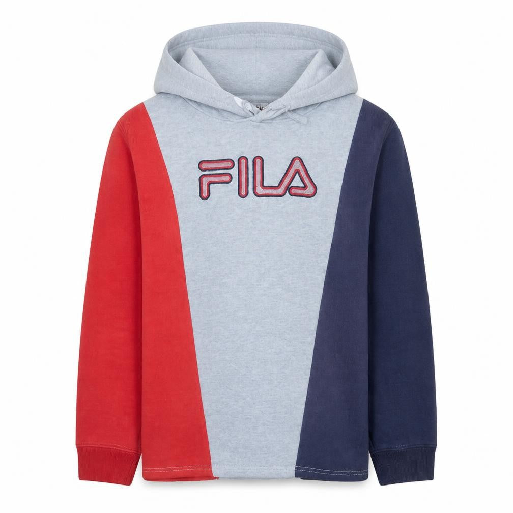 Fila Men's Multicoloured Pullover Hoodie L Graphic Fleece Sweatshirt
