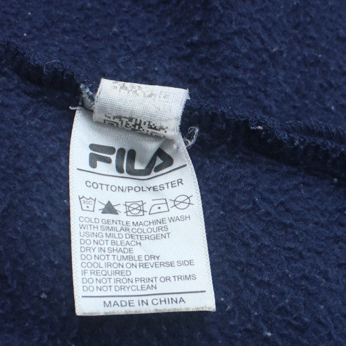 FILA Men's Multicoloured Pullover Hoodie L Graphic Fleece Sweatshirt