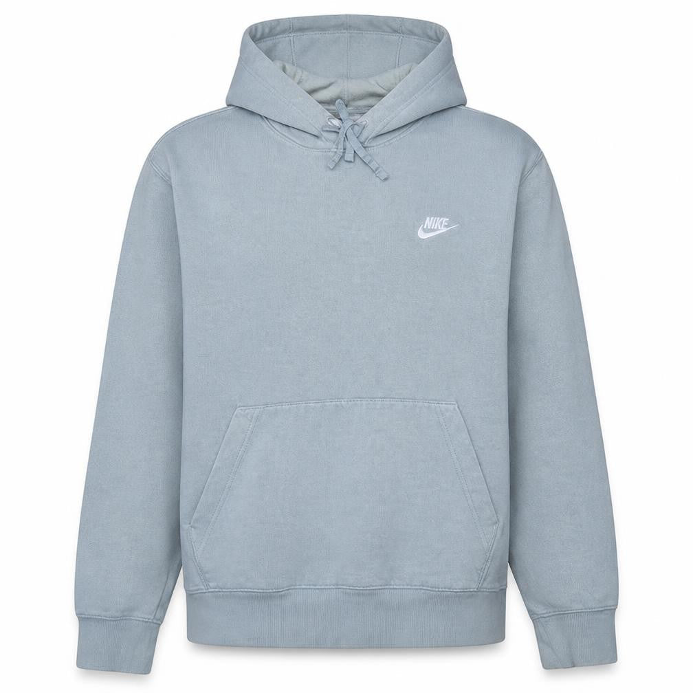 Nike Men's Grey Pullover Hoodie M Fleece Sweatshirt