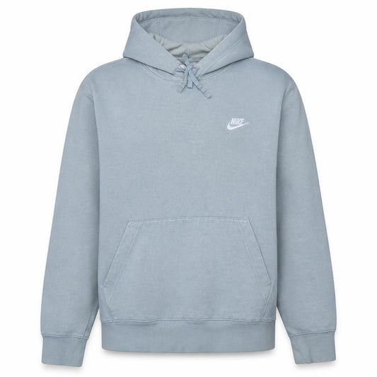 Nike Men's Grey Pullover Hoodie M Fleece Sweatshirt