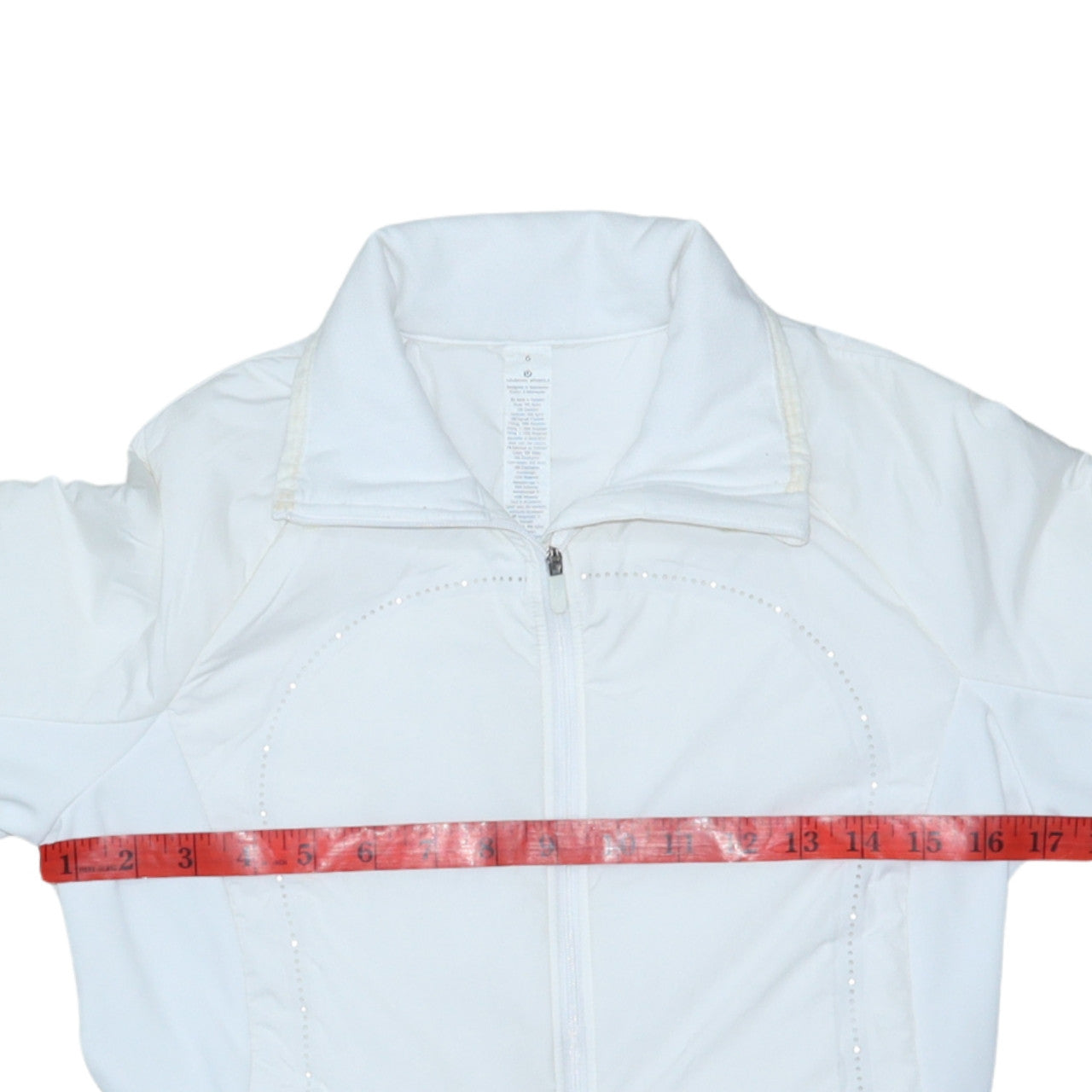 Lululemon Athletica Women's White Size 6 Softshell Zip Jacket