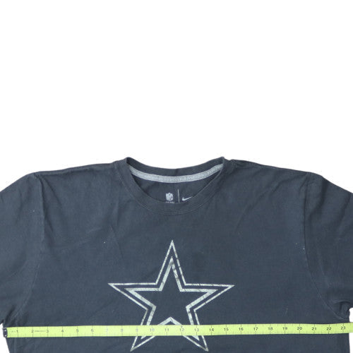 Nike NFL Team Apparel Men's Black XL Cotton Dallas Cowboys T-Shirt