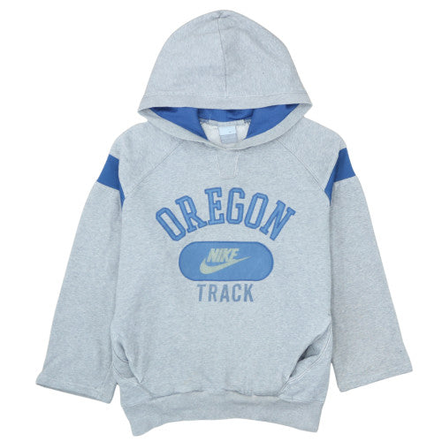 Nike Men's Grey Oregon Track Pullover Hoodie M Sports Fleece
