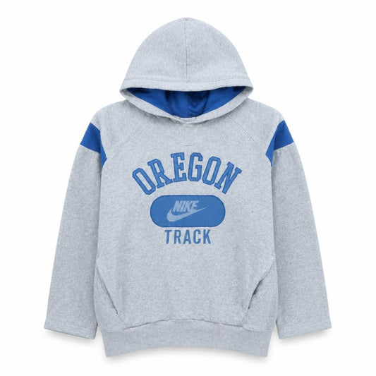 Nike Men's Grey Oregon Track Pullover Hoodie M Sports Fleece
