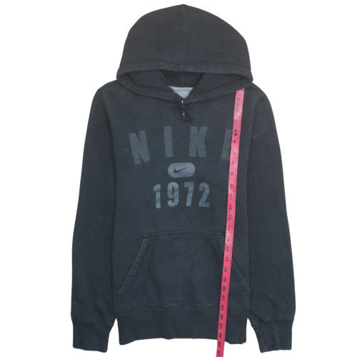 Nike Men's Black Pullover Hoodie S Logo Sports Fleece Sweatshirt
