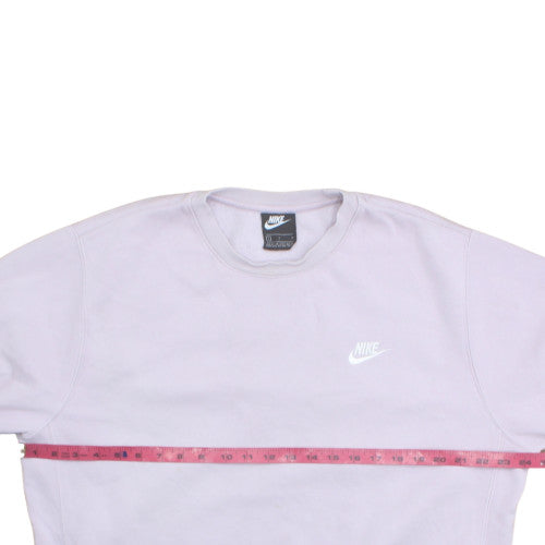 Nike Women’s Lilac Crew Neck Sweatshirt L Cotton Blend Casual