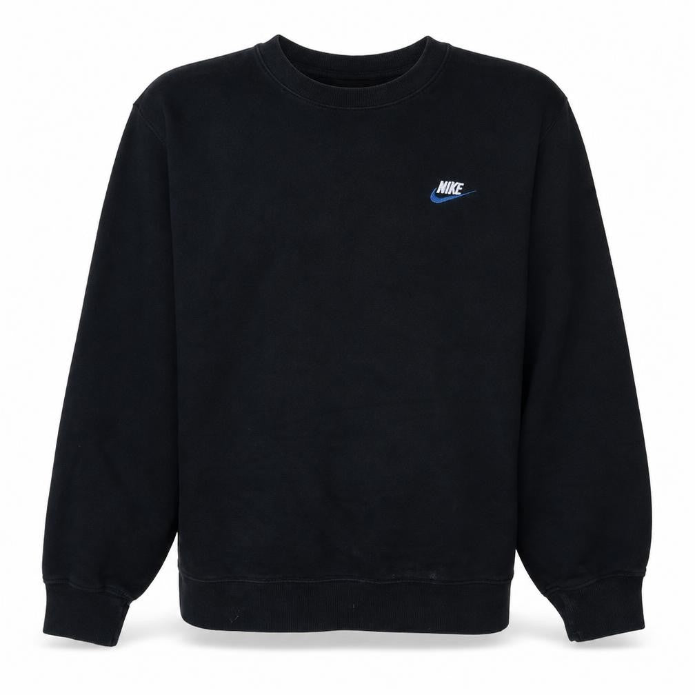 Nike Mens Black Medium Crew Neck Pullover Sweatshirt