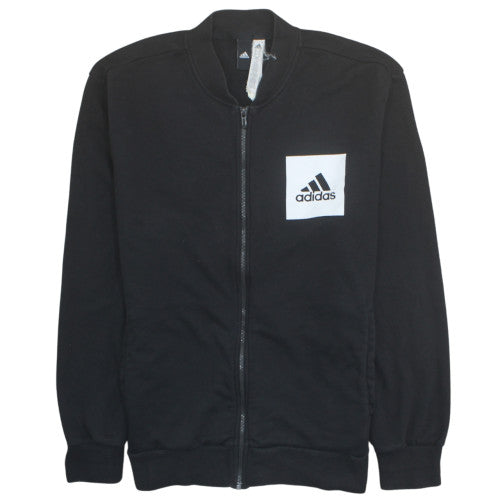 Adidas Mens Black 4XL Full Zip Sweatshirt Jacket