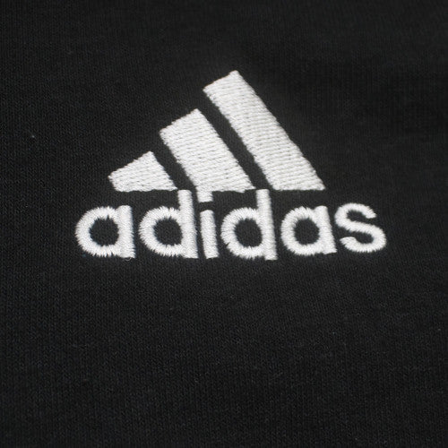 Adidas Mens Black Full Zip Hoodie Small Hooded Athletic Sweatshirt