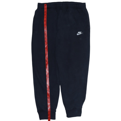 Nike Men's Black Medium Jogger Sweatpants Fleece Tapered Fit