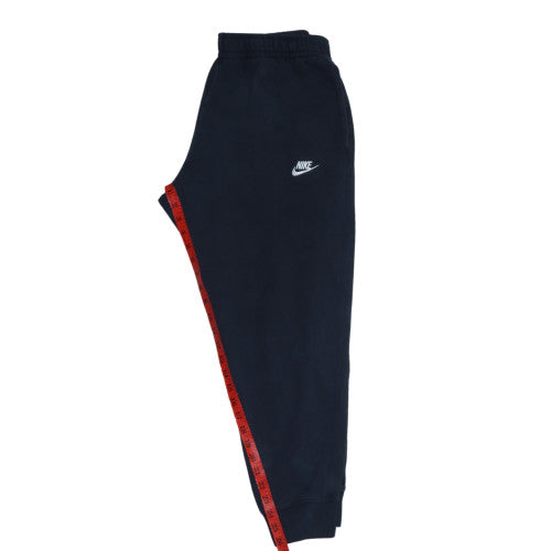 Nike Men's Black Medium Jogger Sweatpants Fleece Tapered Fit
