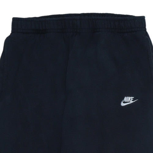 Nike Men's Black Medium Jogger Sweatpants Fleece Tapered Fit