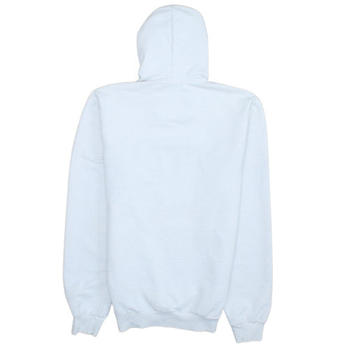 Ellesse Mens White Pullover Hoodie M Retro Logo Fleece Sweatshirt