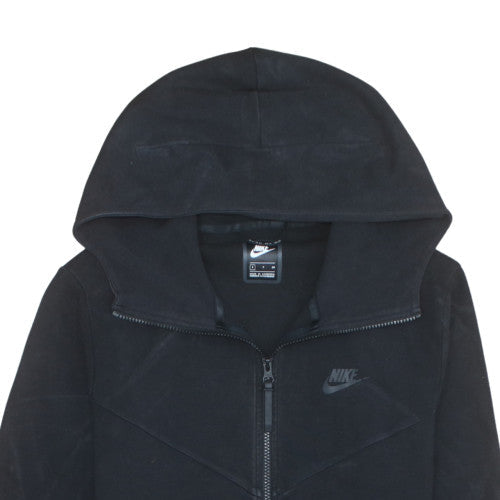 Nike Women Black Small Full Zip Hoodie with Pockets