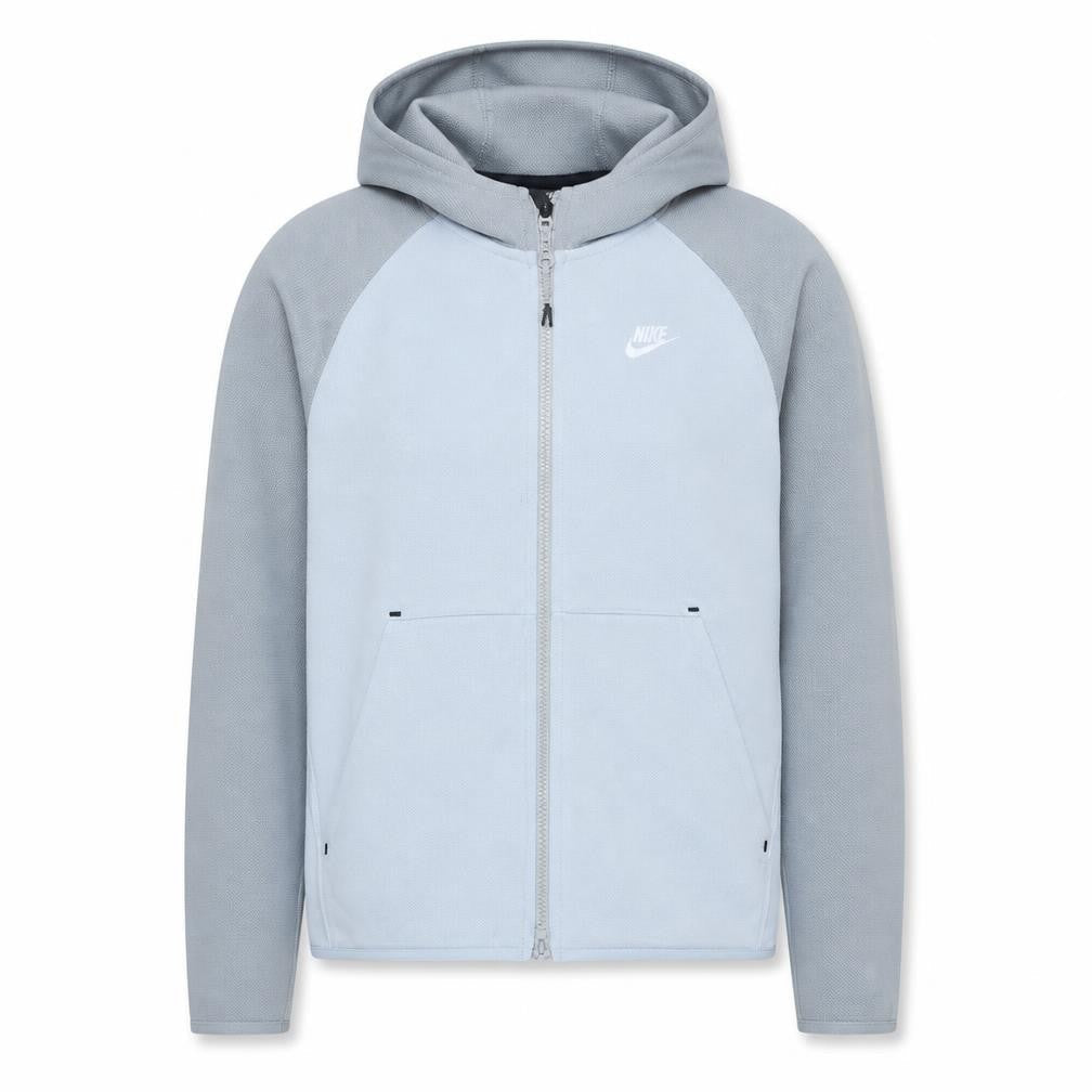 Nike Men's Grey Full Zip Hoodie M Hooded Sweatshirt